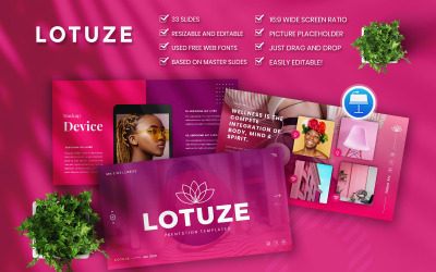 Lotuze - Creative Business - szablon Keynote