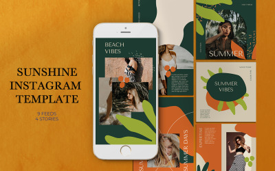 Sunshine Instagram sablonok a közösségi médiához