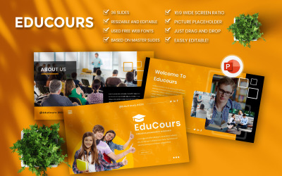 Educationurse Business PowerPoint sablon