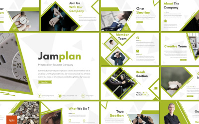 Jamplan PowerPoint-sjabloon