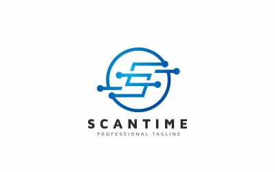 Szablon Logo S Letter Technology #111811
