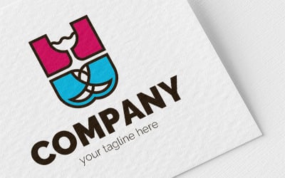 Wine and Fish Logo Template