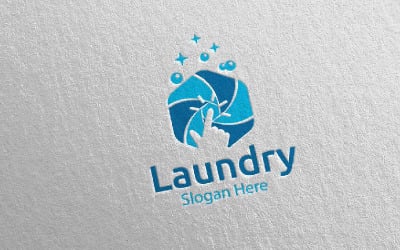 Laundry Dry Cleaners 50 Logo Template