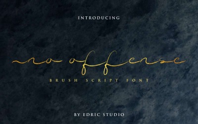 No Offense Font