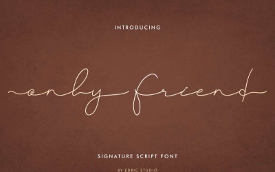 Only Friend Font