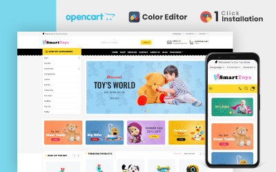 Smart Toy Store OpenCart Template