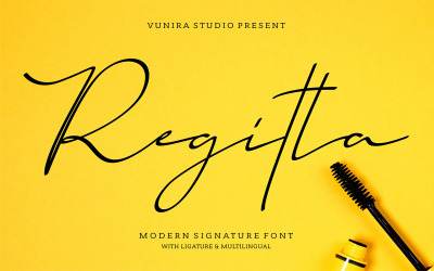 Regitta | Moderní podpisové písmo