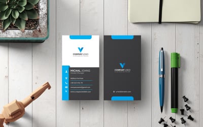 Cartes de visite - Modèle d&amp;#39;identité d&amp;#39;entreprise