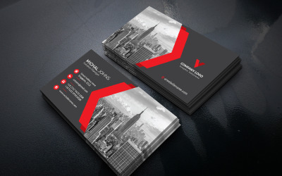 Cartes de visite - Modèle d&amp;#39;identité d&amp;#39;entreprise