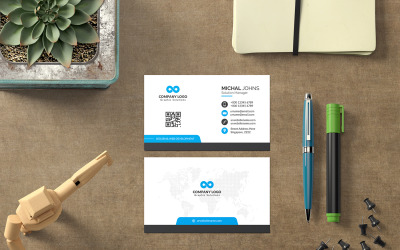 Cartes de visite créatives - Modèle d&amp;#39;identité d&amp;#39;entreprise