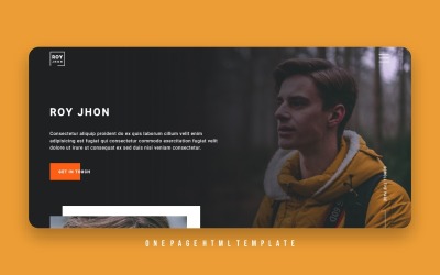 Royjhon - Personal Html Portfolio №112218