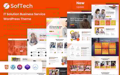 Softech - Tema WordPress Elementor multiuso per aziende