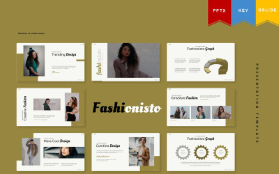 Fashionisto | Keynote, Googleslide PowerPoint-sjabloon