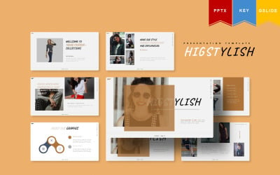 Higstylish | Keynote, шаблон Googleslide PowerPoint