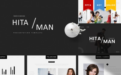 Hitaman | Keynote, Googleslide PowerPoint-mall