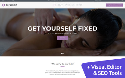 Therapino - modelo de fisioterapia Moto CMS 3