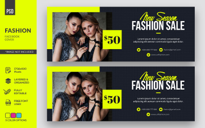 Fashion Facebook Cover - Corporate Identity Template