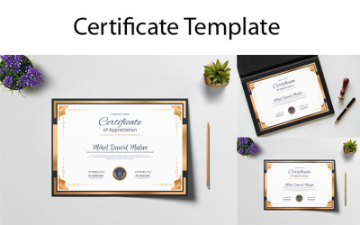 Mikel Certificate Template