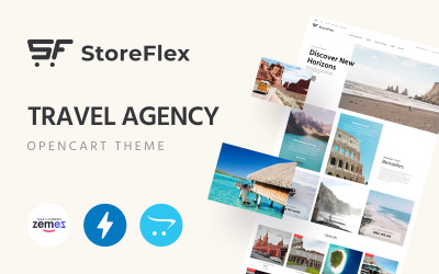 StoreFlex - Travel Agency OpenCart Template