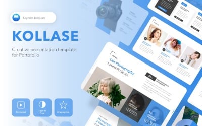 Презентація портфоліо Kollase - основний шаблон