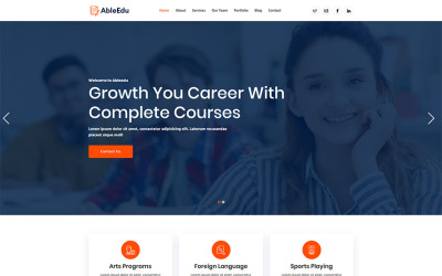 Ableedu-Landingpage-Vorlage