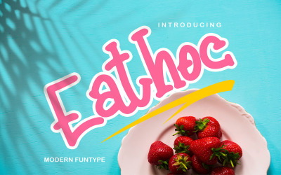 Eathoc | Modern Funtype betűtípus