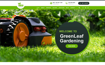 GreenLeaf Açılış Sayfası Şablonu