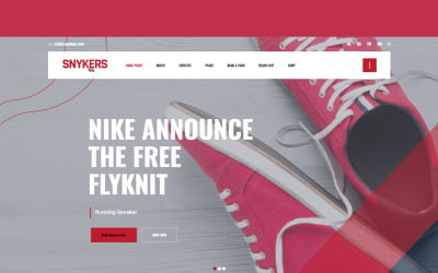 Snykers Sports Shop WordPress-Theme