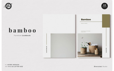 BAMBOE Meubels Lookbook Tijdschriftsjabloon