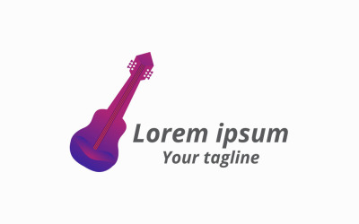 Modelo de logotipo de música