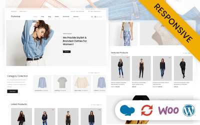 Stylestop – Адаптивна тема для магазину мінімальної моди WooCommerce