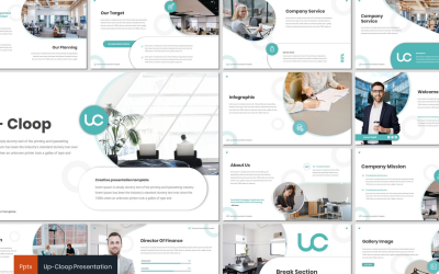 Cloop PowerPoint sablon