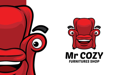 Cozy Couch Furniture Logo Template
