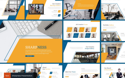 Élesség PowerPoint sablon