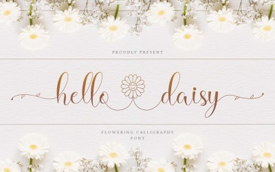 Hello Daisy - Carattere calligrafico moderno