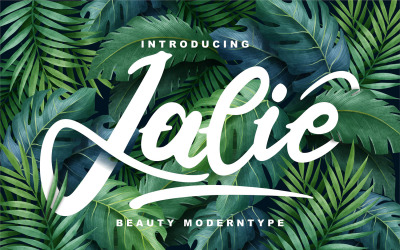 Jalie | Beauty Moderntype písmo