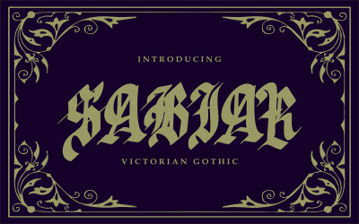 Sabhar | Carattere vittoriano
