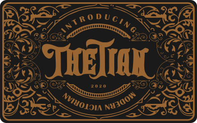 Thetian | Modern Victorian Font