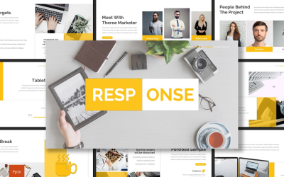 Válasz PowerPoint sablon