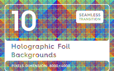 10 Holographic Foil Background