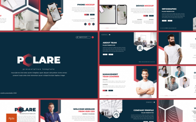 Polare PowerPoint-Vorlage