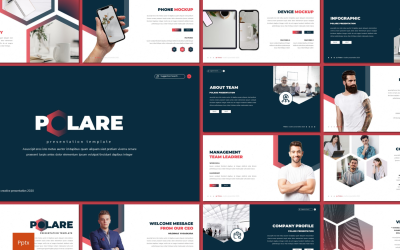 Полярный шаблон PowerPoint