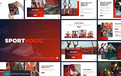 Sportholic - Keynote-Vorlage