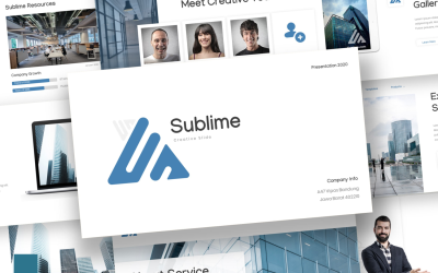 Sublime - Keynote template