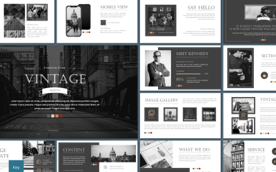 Vintage - Keynote Vorlage