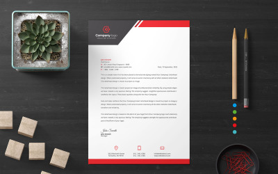 Briefkopf - Vorlage für Corporate Identity