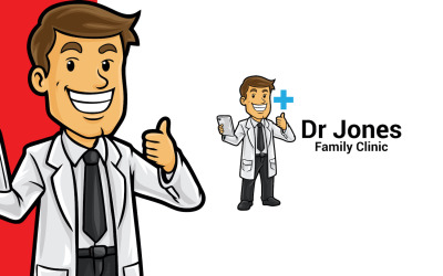 Sağlık Kliniği Logo Şablonu