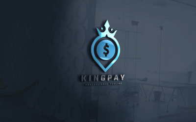 King Pay Logo sjabloon