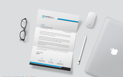 Papier à en-tête - Modèle d&amp;#39;identité d&amp;#39;entreprise