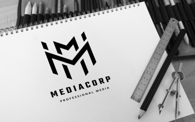 Media Corp Letter M-logotypmall